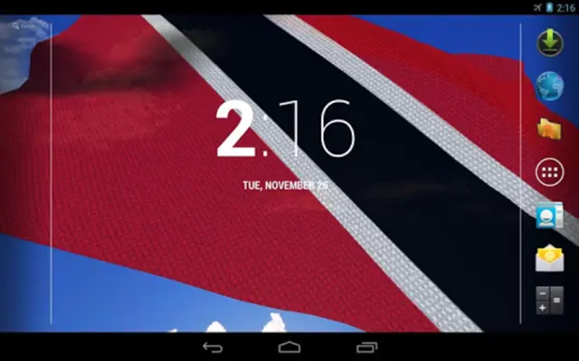 Trinidad & Tobago Flag Live Wallpaper android App screenshot 0