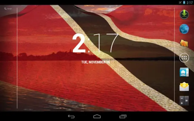 Trinidad & Tobago Flag Live Wallpaper android App screenshot 1